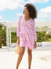 Aspiga Pink Henrietta Dress - Image 3 of 5