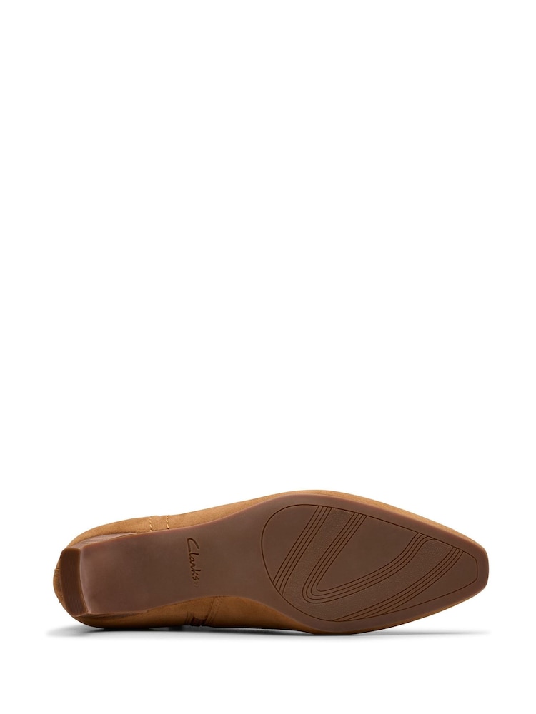Clarks Brown Suede Edina Up Leather Boots - Image 7 of 7