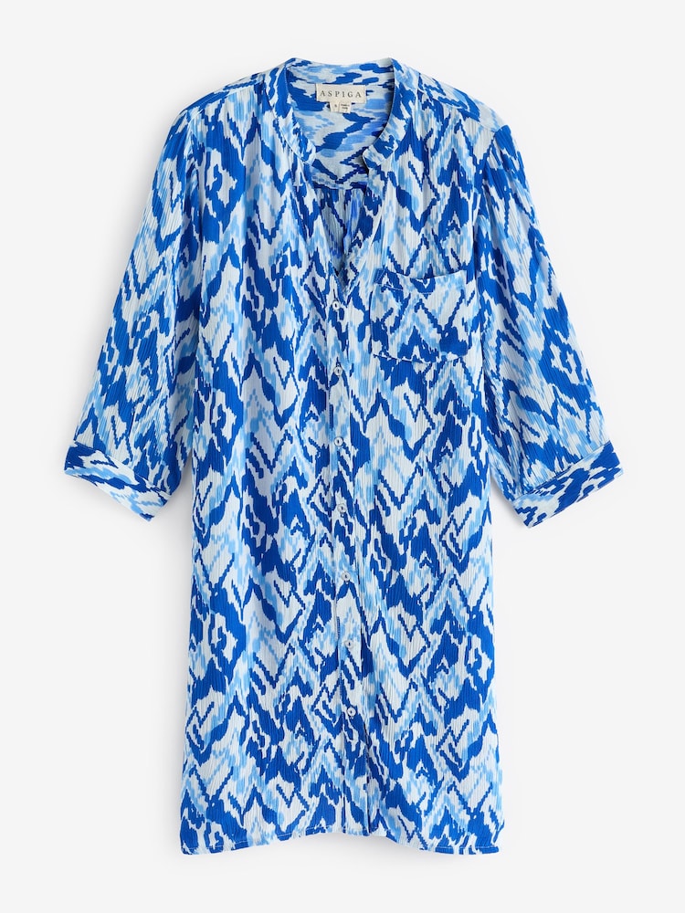 Aspiga Blue Mila Tunic Shirt - Image 5 of 5
