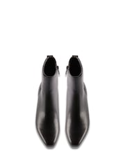 Clarks Black Edina Up Leather Boots - Image 4 of 7