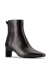 Clarks Black Edina Up Leather Boots - Image 6 of 7