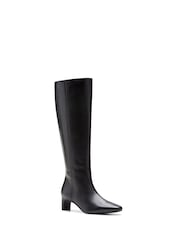 Clarks, Edina, hohe Lederstiefel - Bild 3 von 7