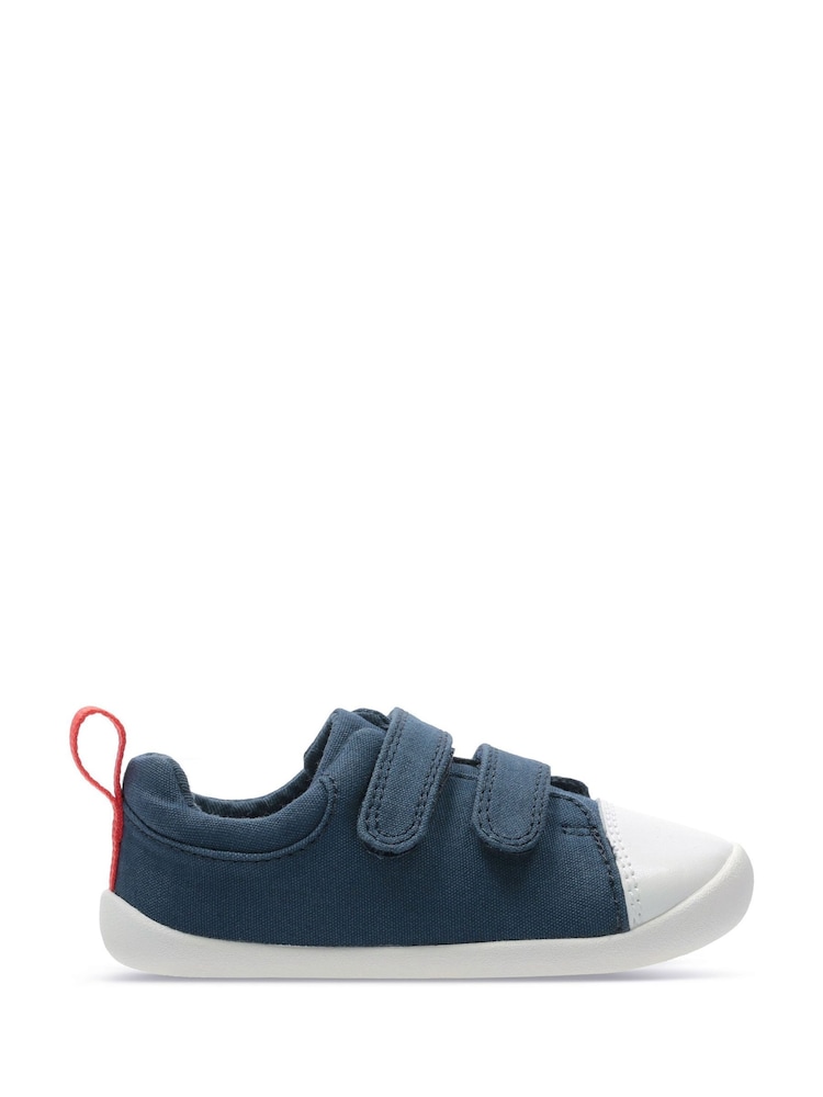 Mornarsko modra/bela - Clarks Usnjeni čevlji za malčke First Walker Craft - Slika 1 iz 7 Mornarsko modra/bela - Clarks Usnjeni čevlji za malčke First Walker Craft - Slika 1 iz 7