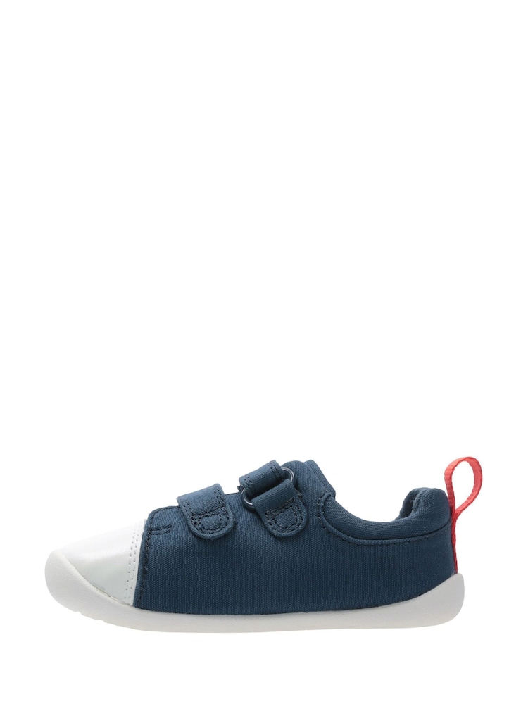 Mornarsko modra/bela - Clarks Usnjeni čevlji za malčke First Walker Craft - Slika 2 iz 7 Mornarsko modra/bela - Clarks Usnjeni čevlji za malčke First Walker Craft - Slika 2 iz 7