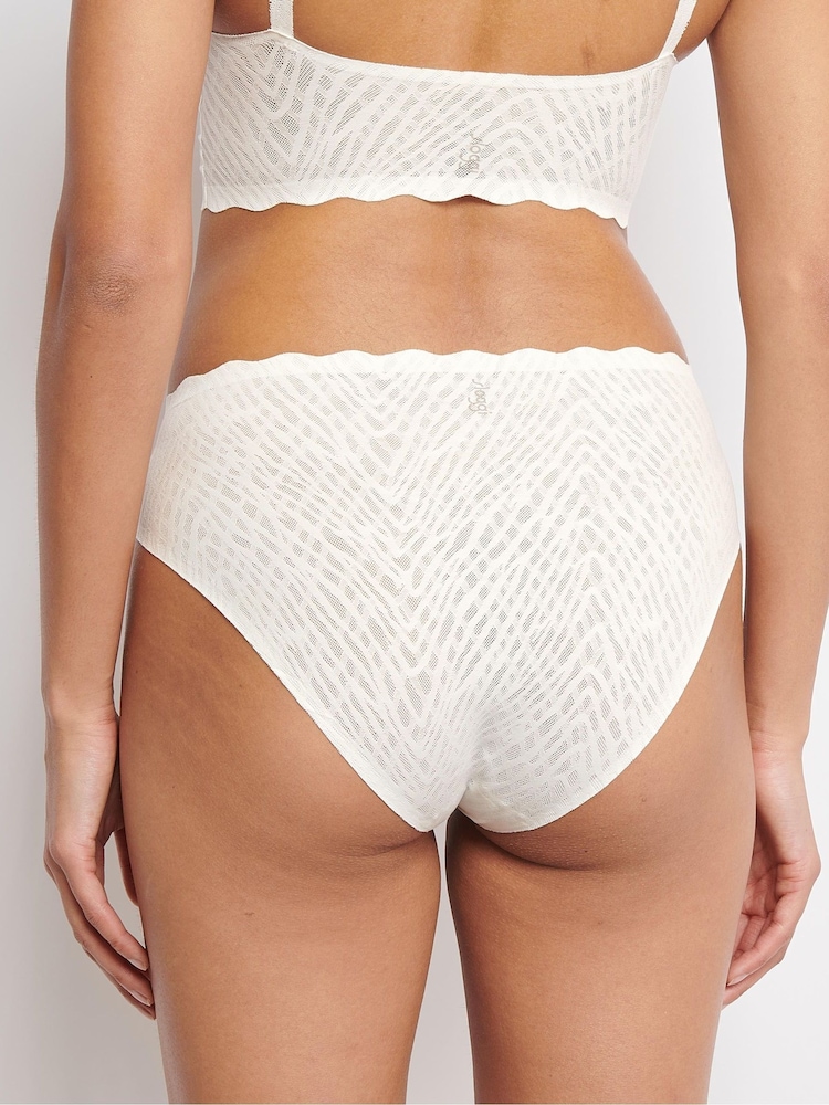 Sloggi ZERO Feel Bliss High leg White Briefs - Bild 2 von 5