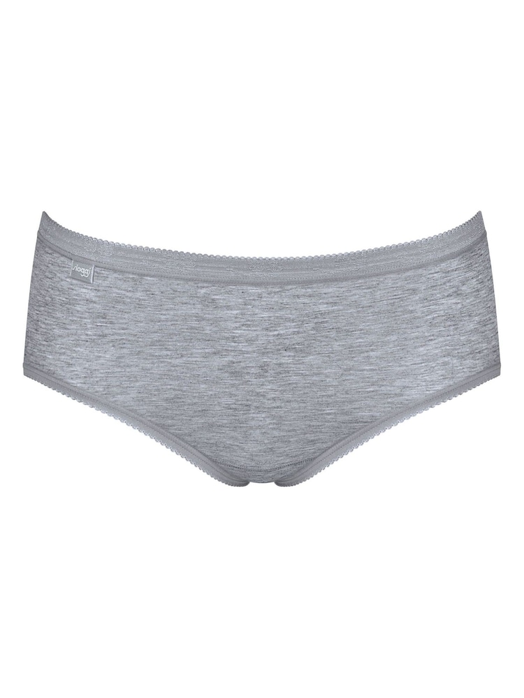 Sloggi Blue Basic+ Midi Briefs 4 Pack - Image 4 of 9