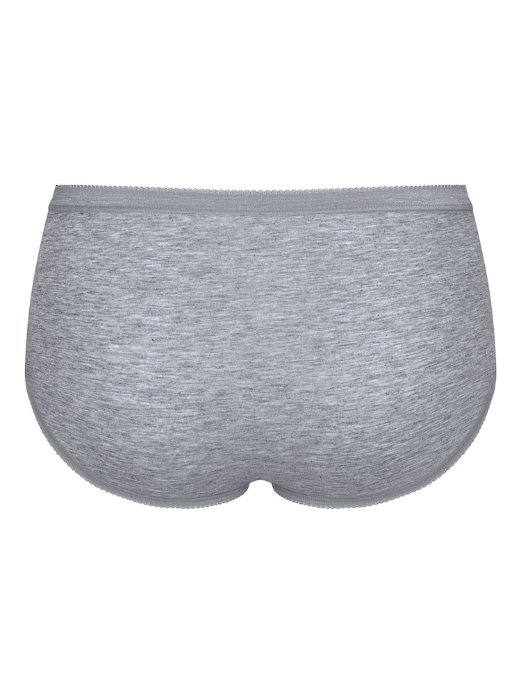Sloggi Blue Basic+ Midi Briefs 4 Pack - Image 5 of 9