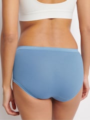 Sloggi Blue Basic+ Midi Briefs 4 Pack - Image 7 of 9