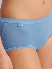 Sloggi Blue Basic+ Midi Briefs 4 Pack - Image 9 of 9