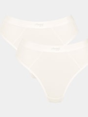Sloggi EVER Ease White String Briefs 2 Pack - Image 1 of 7