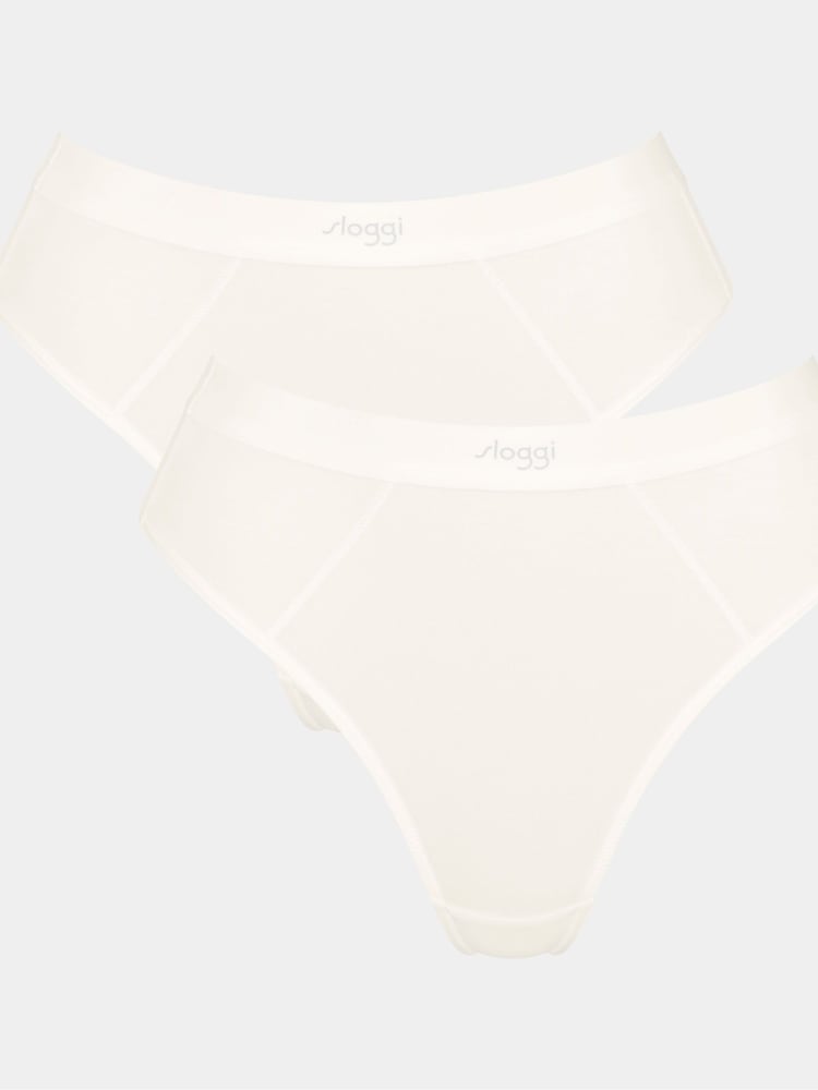 Sloggi EVER Ease White String Briefs 2 Pack - Image 1 of 7
