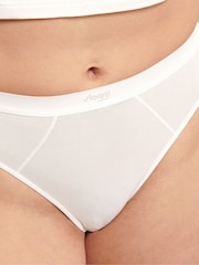 Sloggi EVER Ease White String Briefs 2 Pack - Image 7 of 7