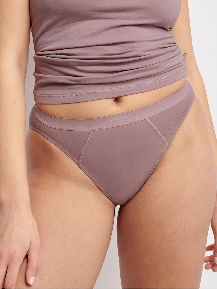 Sloggi EVER Ease Tai Briefs 2 Pack - Image 1 of 7 Sloggi EVER Ease Tai Briefs 2 Pack - Image 1 of 7