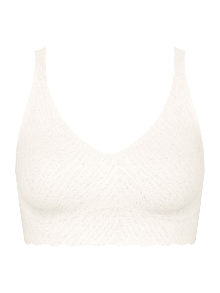Sloggi ZERO Feel Bliss White Bralette - Image 5 of 6