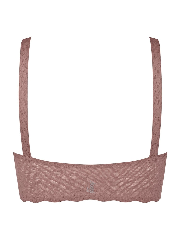 Sloggi ZERO Feel Bliss Brown Bra - Image 6 of 6