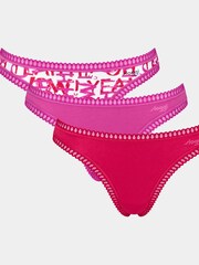 Sloggi Pink GO Crush String Briefs 3 Pack - Image 5 of 9