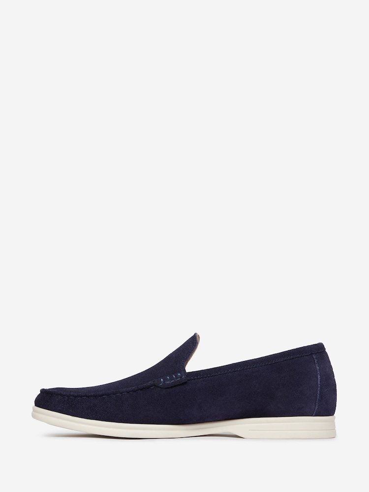 Oliver Sweeney Suede Moccasin Loafers - Image 2 of 5