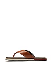 Oliver Sweeney Calf Leather Brown Sandals - Image 2 of 5