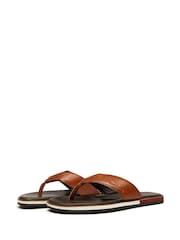 Oliver Sweeney Calf Leather Brown Sandals - Image 3 of 5
