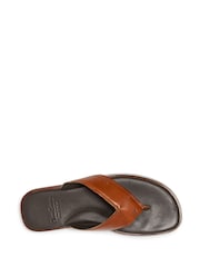 Oliver Sweeney Calf Leather Brown Sandals - Image 4 of 5