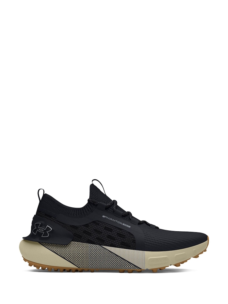Under Armour Black/Cream Golf Phantom Spikeless Shoes - Image 1 of 4