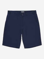 Oliver Sweeney Blue 100% Cotton Seersucker Shorts - Image 6 of 6