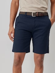 Oliver Sweeney Blue Italian Cotton Shorts - Image 1 of 7