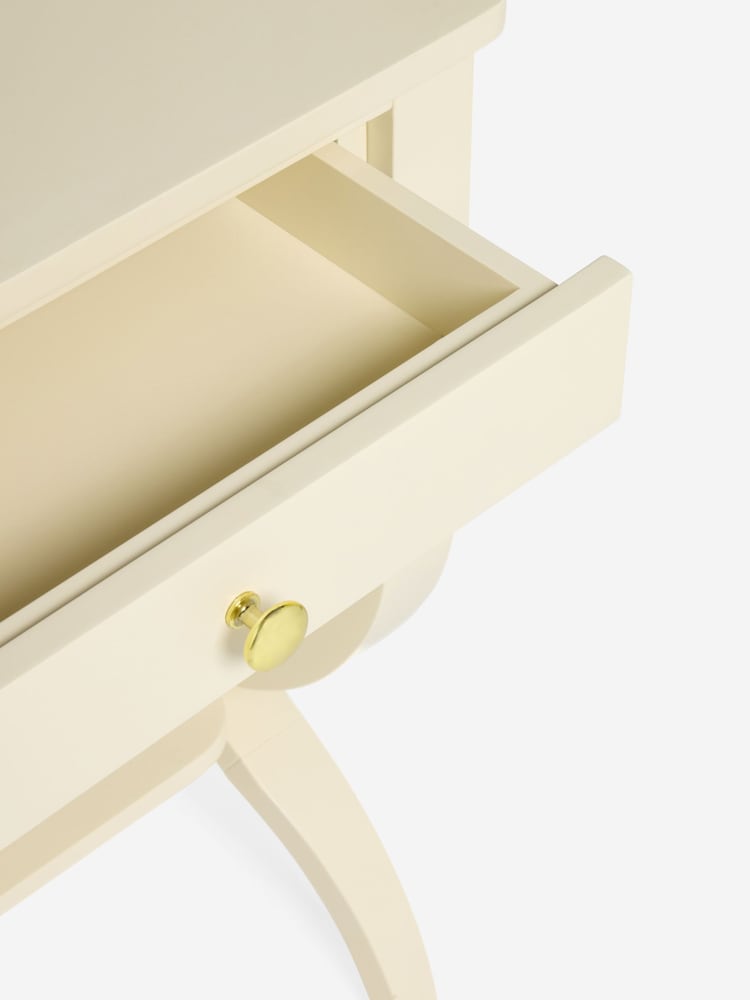 Nina Campbell Cream Allegro Bedside Table - Image 7 of 7