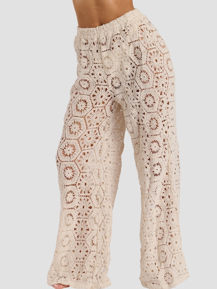 South Beach Crochet beach trousers - Image 6 of 6