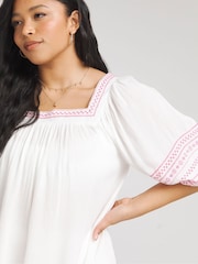 Figleaves Frida Beach Co-Ord White Swimwear - Image 4 of 4