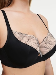 Chantelle Tattoo Love Satin Full Cup Underwired Bra - Image 3 of 4