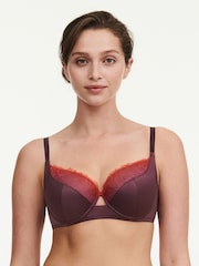 Chantelle Tattoo Love Satin Full Cup Underwired Bra - Image 1 of 4