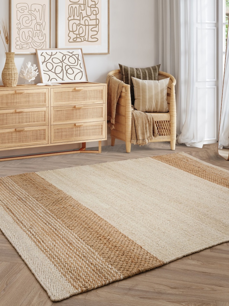 Asiatic Rugs Bleach/Natural Jute Rug - Image 1 of 6