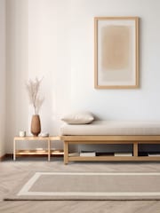Asiatic Rugs Sand Albi Border Runner - Image 1 of 5