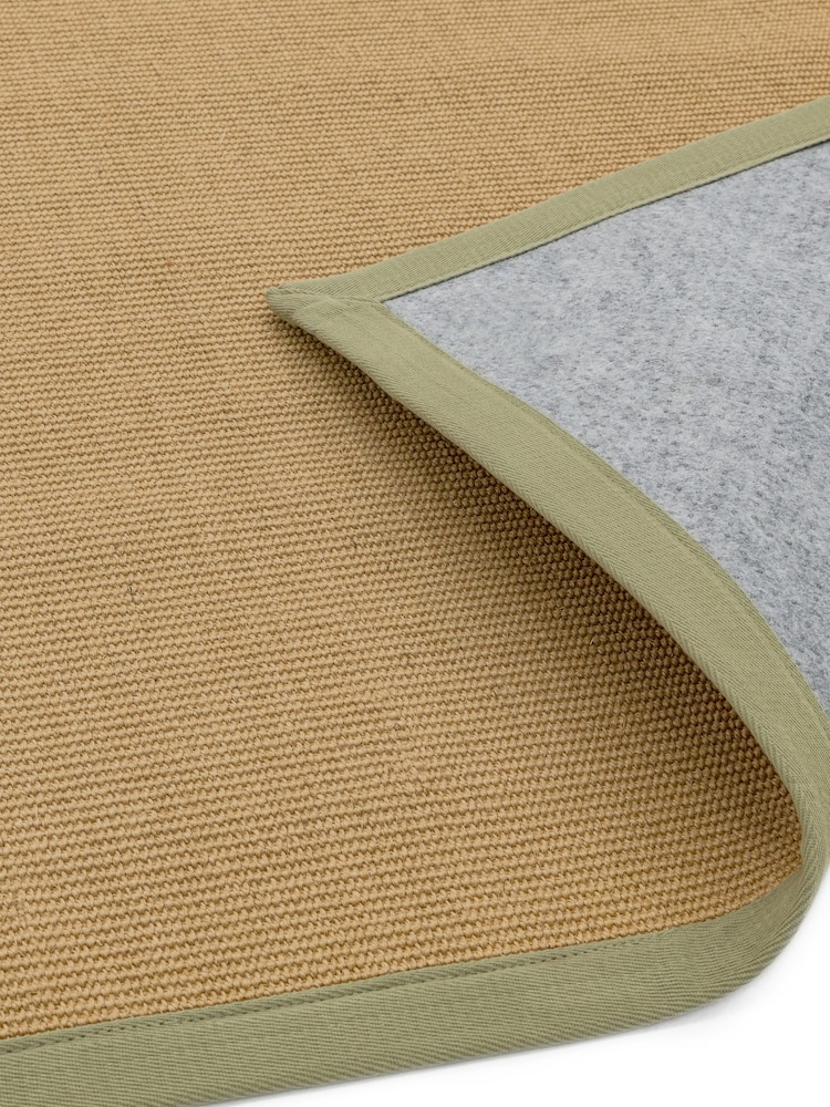 Asiatic Rugs Linen Sage Green Sisal Rug - Image 3 of 4