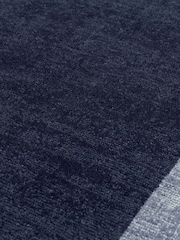 Asiatic Rugs Navy Albi Border Runner - Image 7 of 7