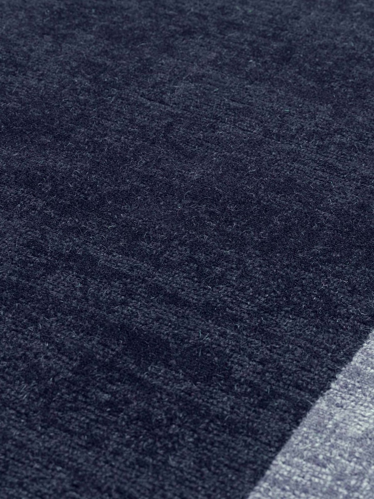 Asiatic Rugs Navy Albi Border Runner - Image 7 of 7