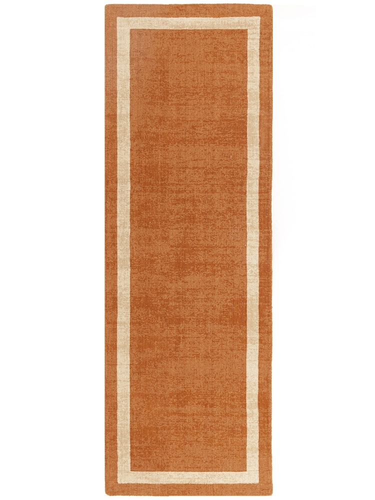Asiatic Rugs Orange Albi Border Runner - Image 2 of 6