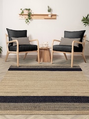 Asiatic Rugs Charcoal/Natural Jute Rug - Image 1 of 6
