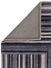 Asiatic Rugs Indigo Blue Matrix Network Rug - Image 5 of 6