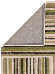 Asiatic Rugs Forest Green Matrix Network Rug - Image 5 of 6