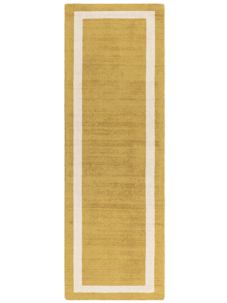 Asiatic Rugs Ochre Albi Border Runner - Image 2 of 6