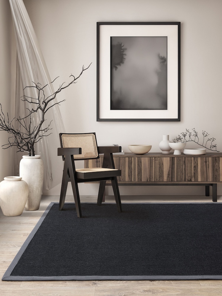 Asiatic Rugs Grey Sisal Rug - Image 1 of 6