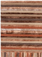 Asiatic Rugs Terracotta Orange Matrix Network Rug - Image 4 of 6