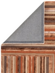 Asiatic Rugs Terracotta Orange Matrix Network Rug - Image 5 of 6