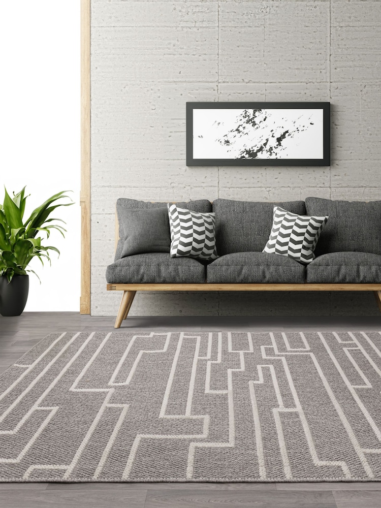 Asiatic Rugs Grey Camber Rug - Image 1 of 6
