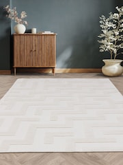 Asiatic Rugs Ivory Freja Washable Rug - Image 1 of 6