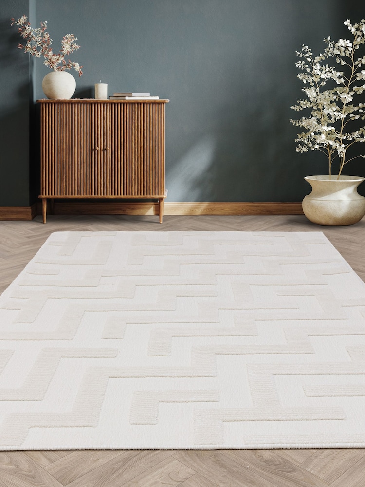 Asiatic Rugs Ivory Freja Washable Rug - Image 1 of 6