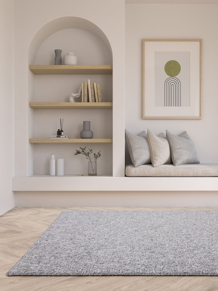 Asiatic Rugs Grey Boden Rug - Image 1 of 6