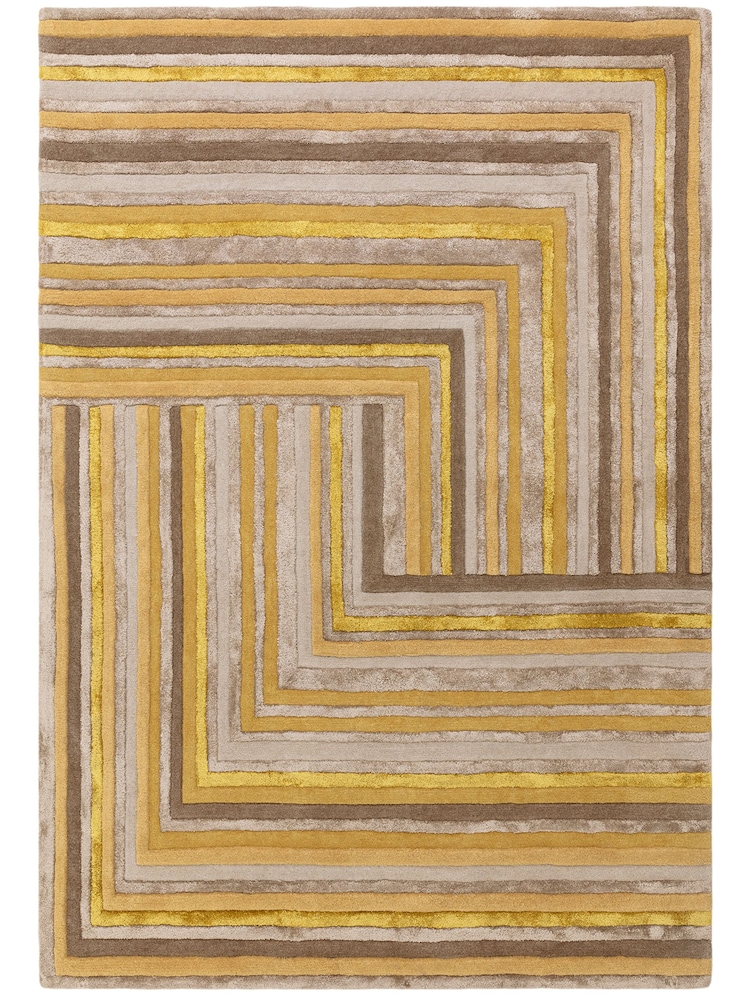 Asiatic Rugs Gold Matrix Network Rug - Image 2 of 6